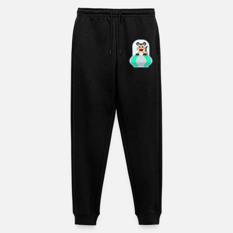 Erdmännchen mit Schiff - Männer Premium Bio Jogginghose - Schwarz