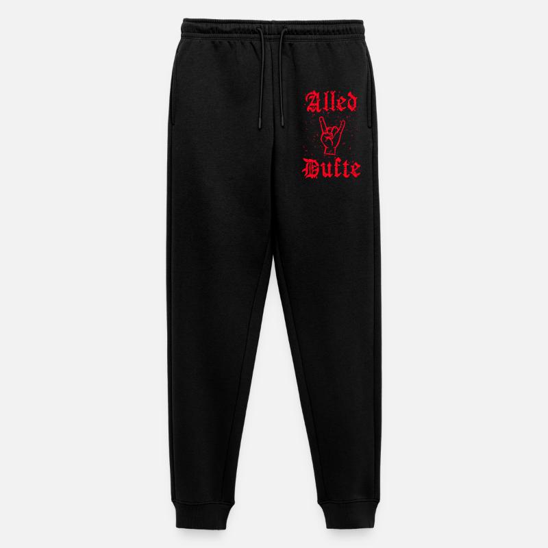 "Alled Dufte" cooler berliner Spruch - Männer Premium Bio Jogginghose - Schwarz