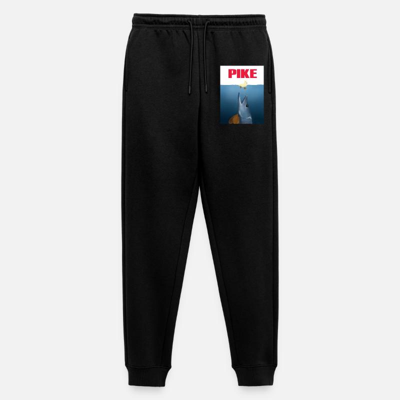 Hecht-Attacken - Männer Premium Bio Jogginghose - Schwarz