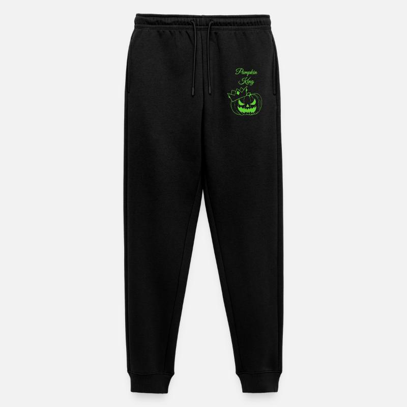 Pumpkin King - Männer Premium Bio Jogginghose - Schwarz