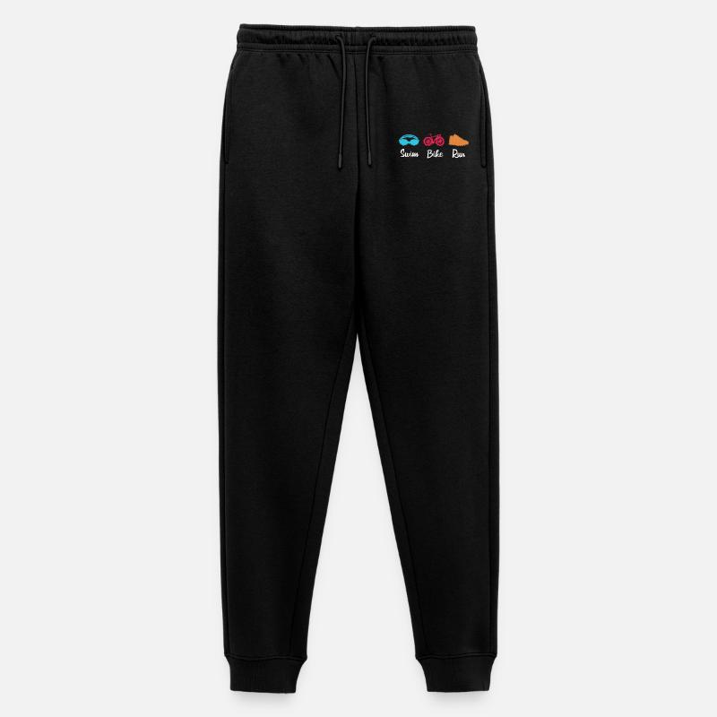Triathlet - Männer Premium Bio Jogginghose - Schwarz