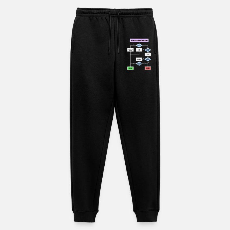 Problem solving - Men's Premium Organic Joggers - black