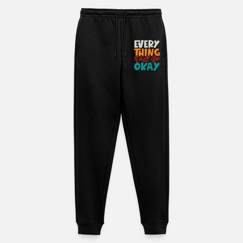 Alles wird gut - Männer Premium Bio Jogginghose - Schwarz