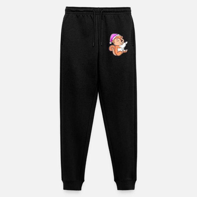 Eichhörnchen - Männer Premium Bio Jogginghose - Schwarz