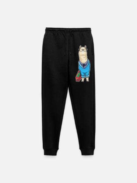 Alpaca Secretary Folder Office - Men's Premium Organic Joggers - black