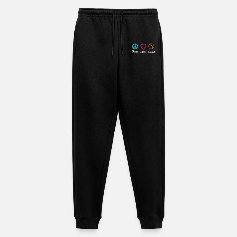 Baseball Liebe - Männer Premium Bio Jogginghose - Schwarz