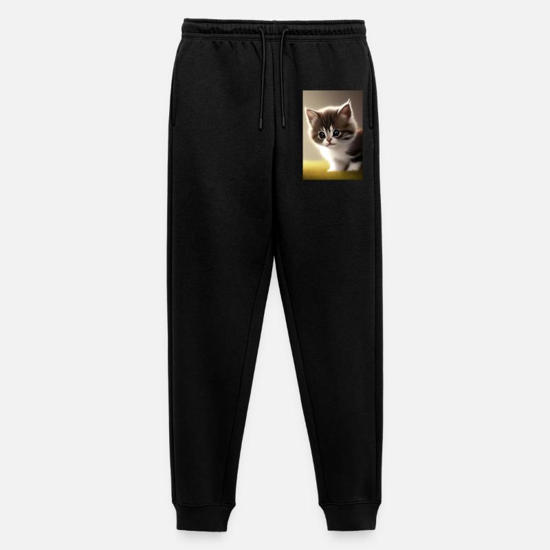 Baby Katze - Männer Premium Bio Jogginghose - Schwarz