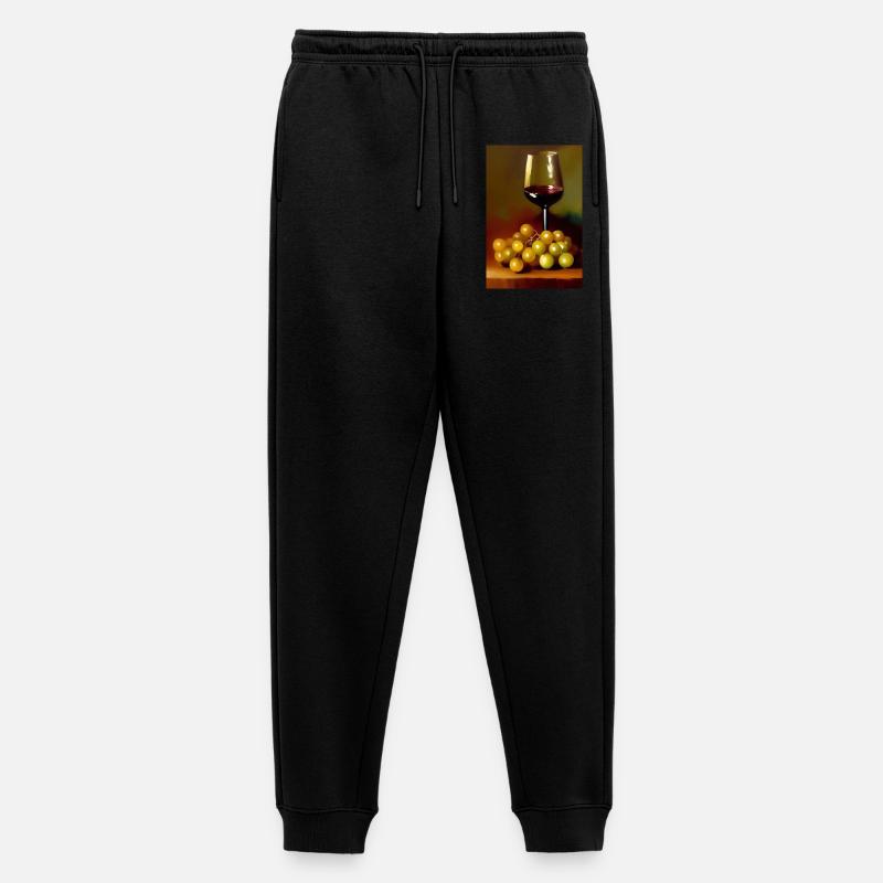 Wein Trinker - Männer Premium Bio Jogginghose - Schwarz
