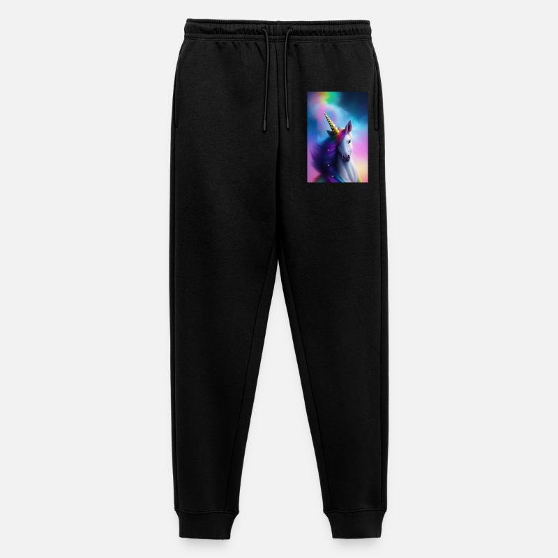 Einhorn - Männer Premium Bio Jogginghose - Schwarz