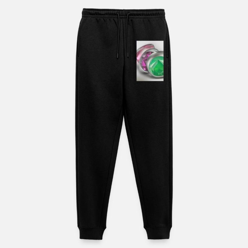 Edelsteine - Männer Premium Bio Jogginghose - Schwarz