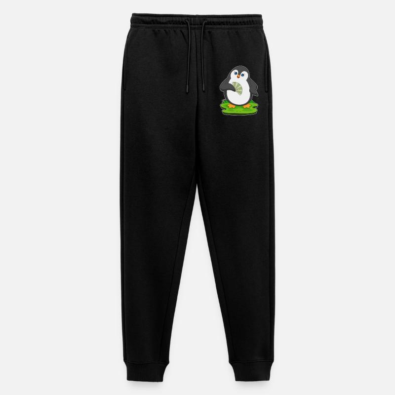 Pinguin Handventilator - Männer Premium Bio Jogginghose - Schwarz