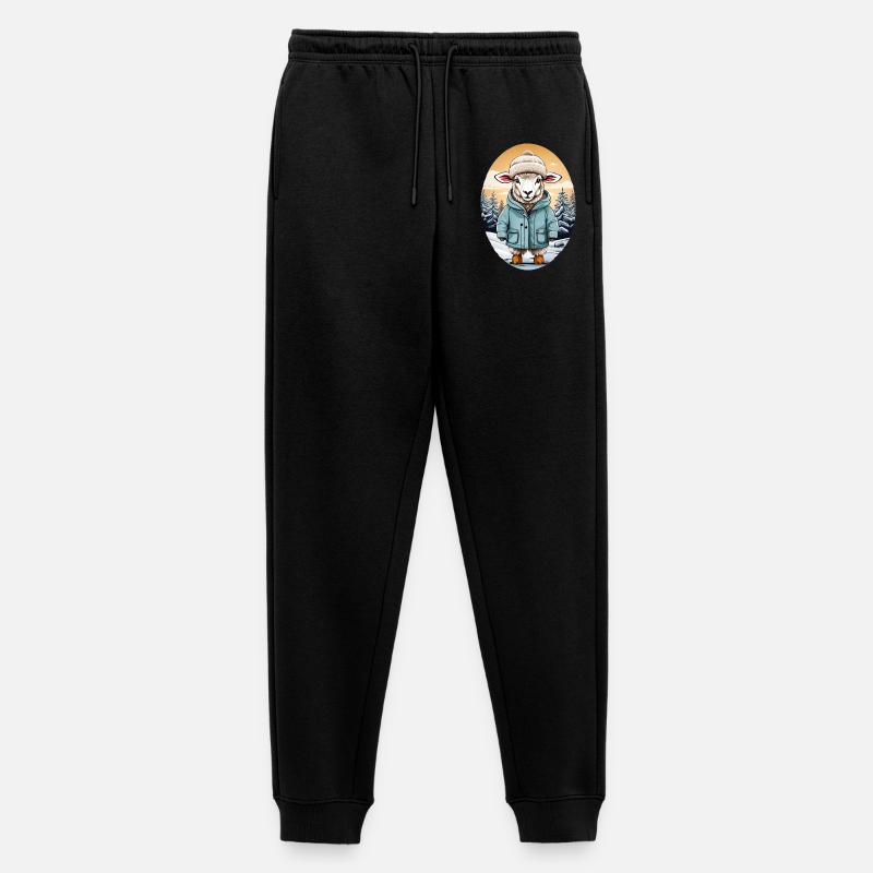 Süßes Schaf - Männer Premium Bio Jogginghose - Schwarz