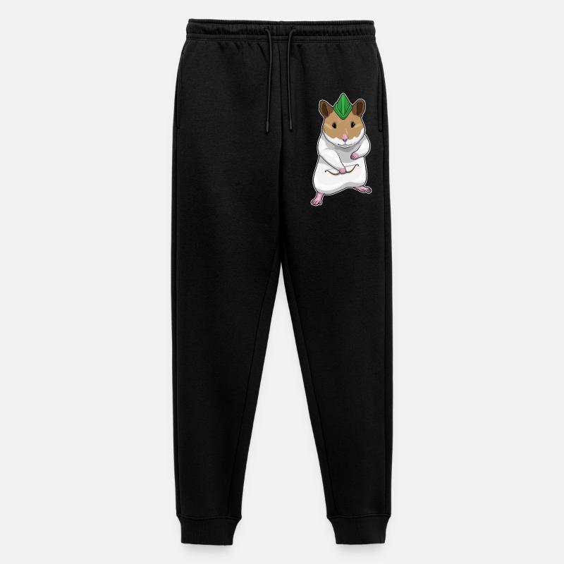 Hamster Bogenschütze Bogen - Männer Premium Bio Jogginghose - Schwarz
