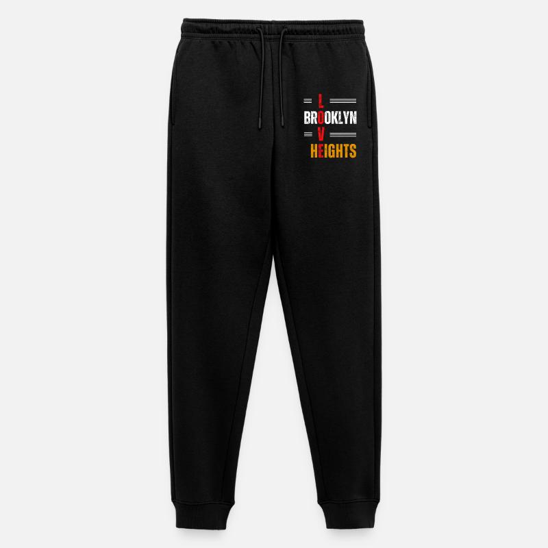 Liebe Brooklyn Heights - Männer Premium Bio Jogginghose - Schwarz
