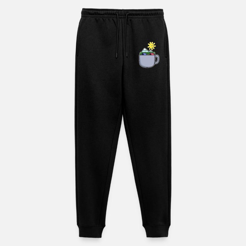 Café Mountain Mountains Summit - Pantalon de jogging Premium bio Homme - noir