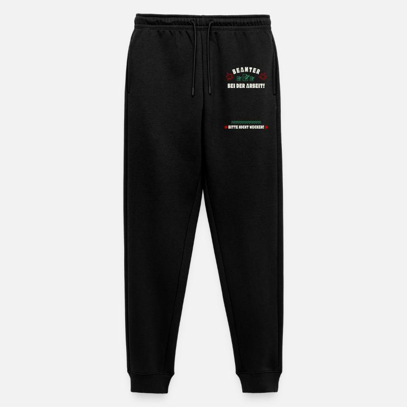Schlafender Beamter - Männer Premium Bio Jogginghose - Schwarz
