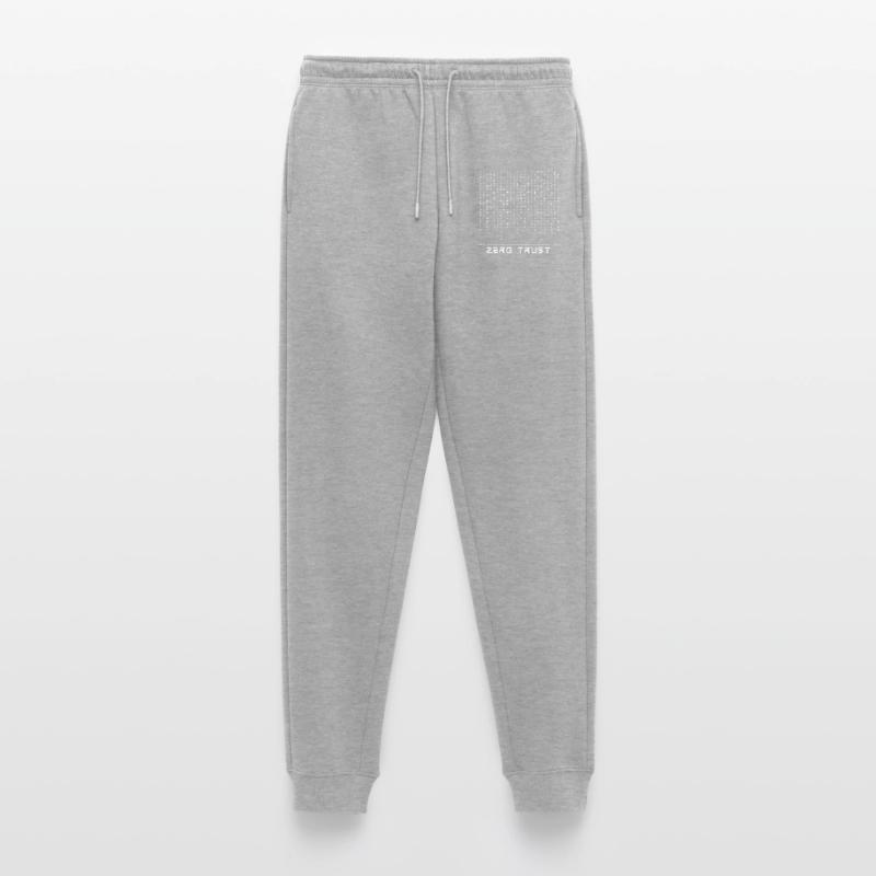 Zero Trust Binary Code Men's Premium Organic Joggers
