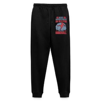 Handball Großvater - Männer Premium Bio Jogginghose - Schwarz - Vorne - Thijin (182cm)