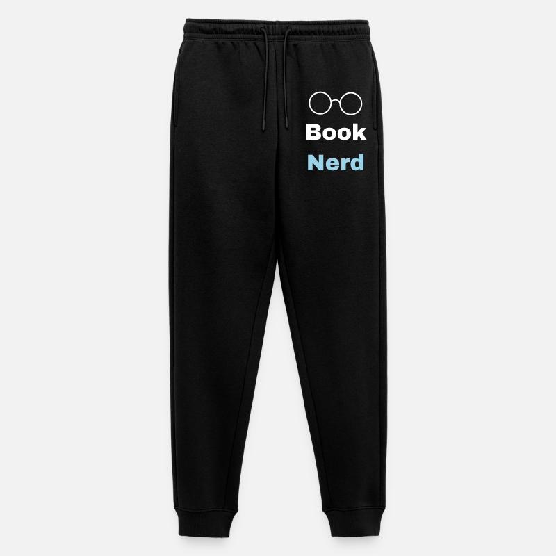 Buch-Nerd - Männer Premium Bio Jogginghose - Schwarz