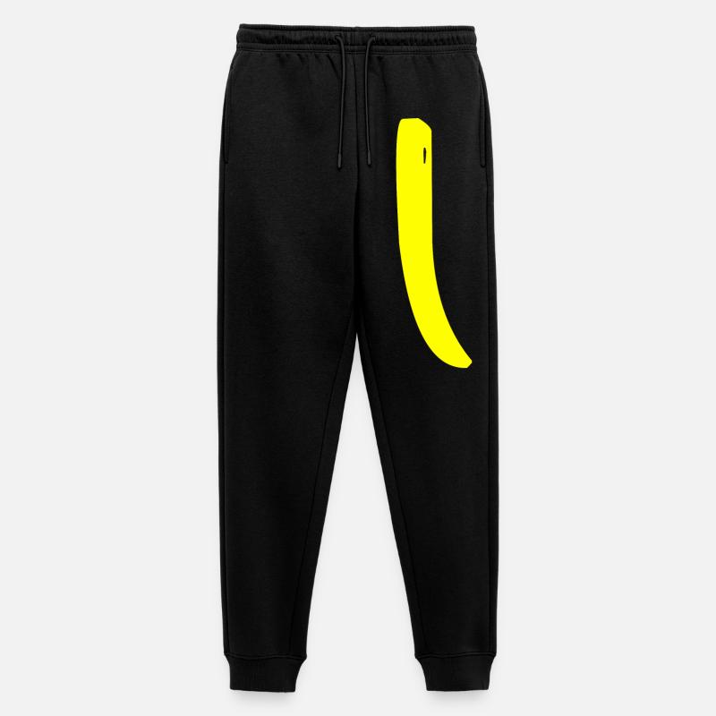 Buchstabe I - Männer Premium Bio Jogginghose - Schwarz
