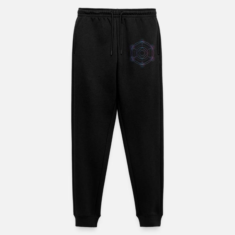 Merkaba - 7 Chakren - Männer Premium Bio Jogginghose - Schwarz