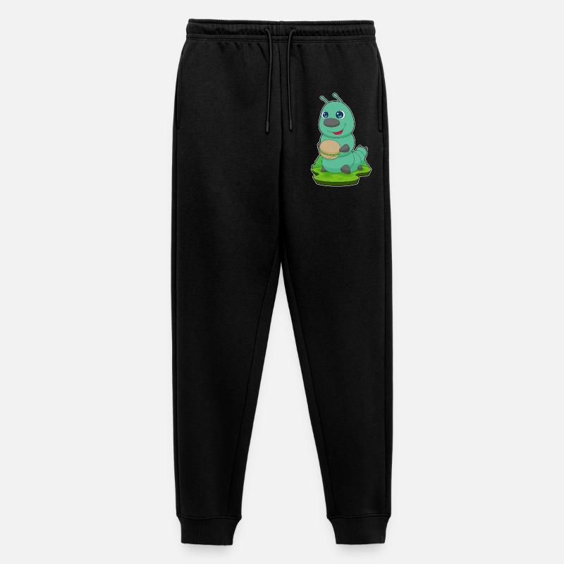 Raupe Burger - Männer Premium Bio Jogginghose - Schwarz