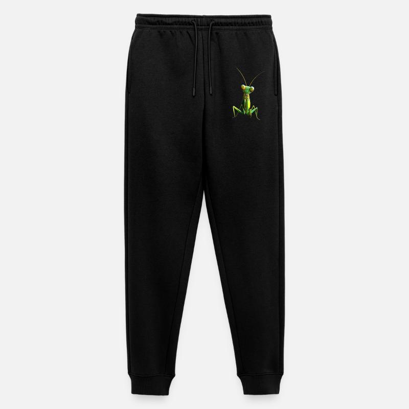 Gottesanbeterin Praying Mantis Liebe Fangschrecken - Männer Premium Bio Jogginghose - Schwarz