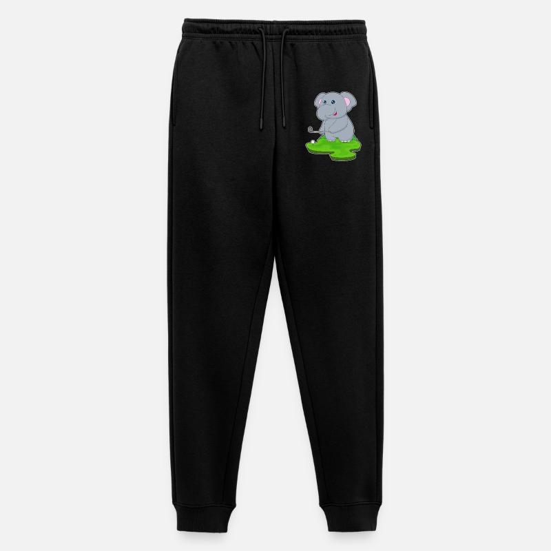 Elefant Golf Golfschläger - Männer Premium Bio Jogginghose - Schwarz