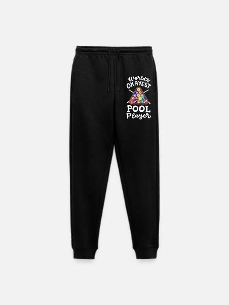 Billardspieler Billard - Männer Premium Bio Jogginghose - Schwarz
