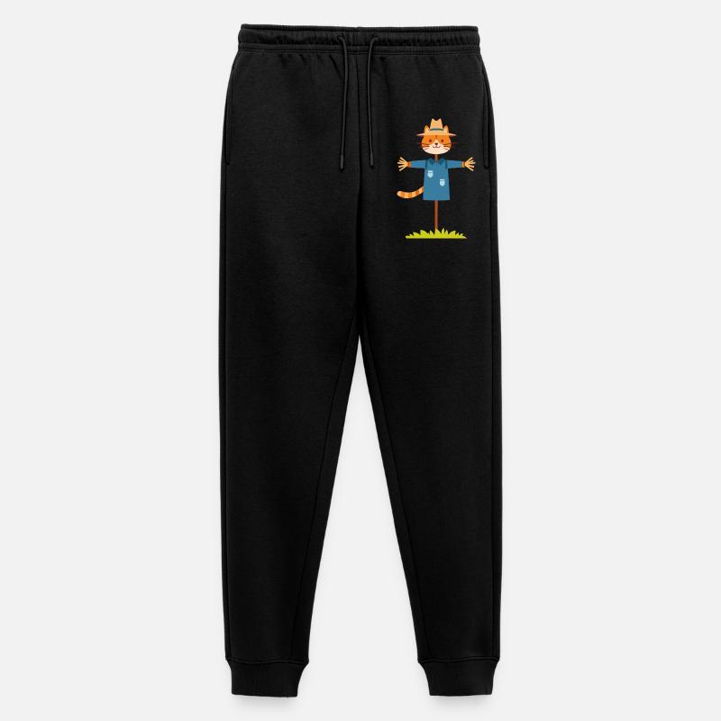 Vogelscheuche Katze - Männer Premium Bio Jogginghose - Schwarz