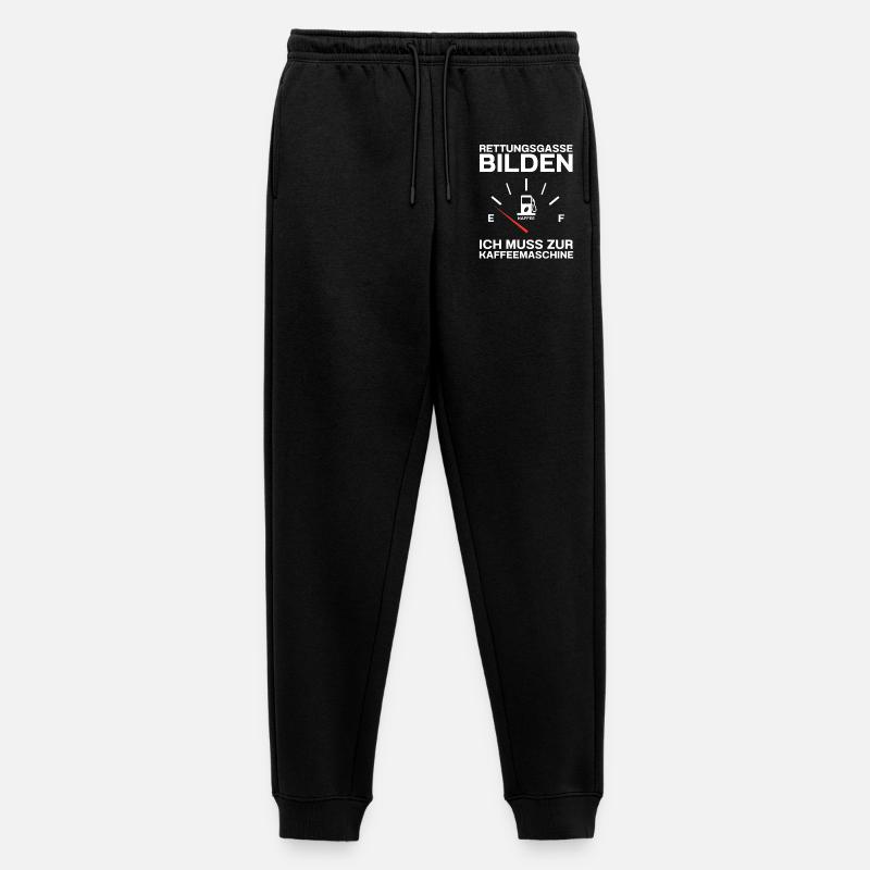 Rettungsgasse Kaffee Kaffetrinker Kaffeebohne - Männer Premium Bio Jogginghose - Schwarz