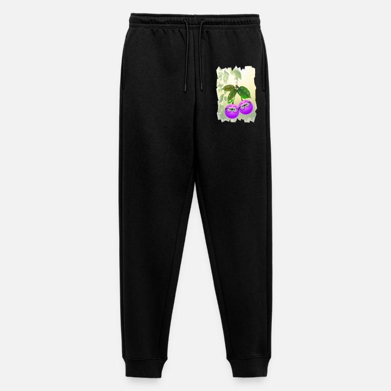 Brillenbeeren - Männer Premium Bio Jogginghose - Schwarz
