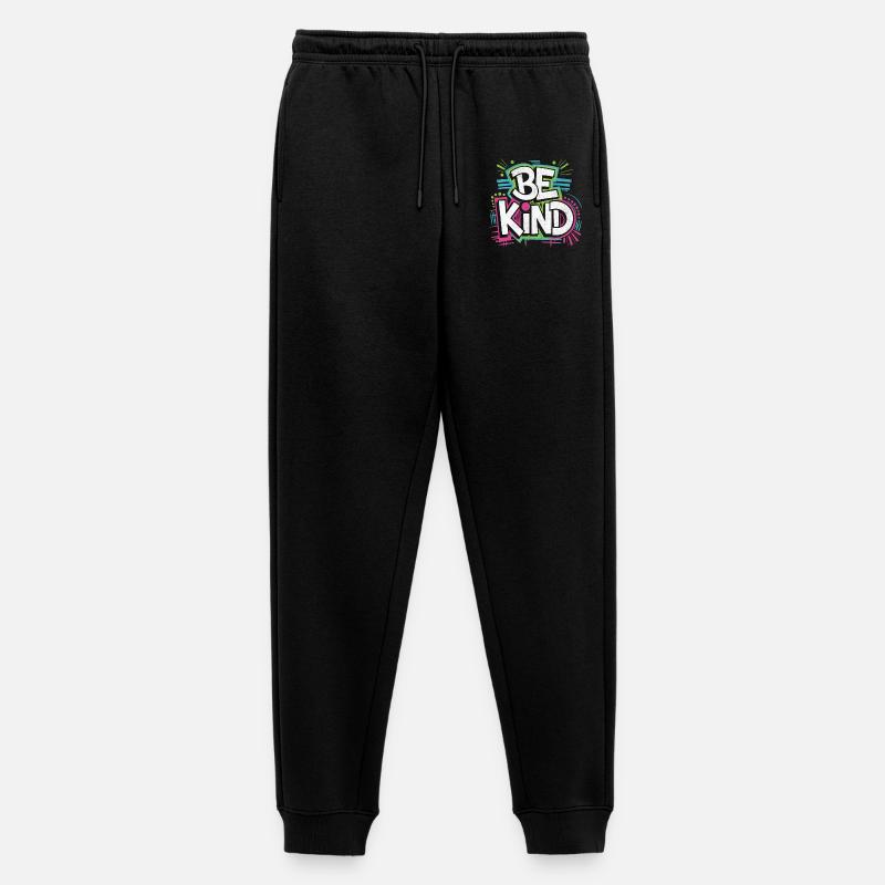 Be Kind - Neon! - Männer Premium Bio Jogginghose - Schwarz