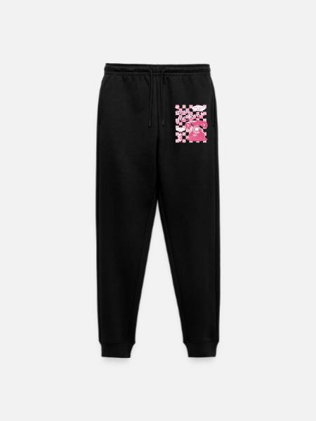 Call for Love Hotline Aesthetics - Men's Premium Organic Joggers - black