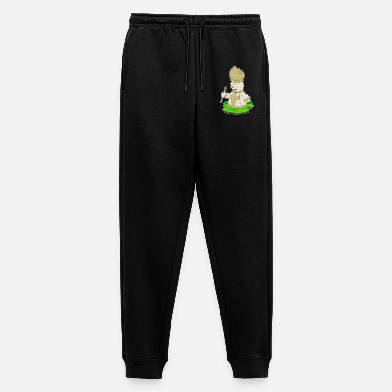 Schachfigur Läufer Schach - Männer Premium Bio Jogginghose - Schwarz