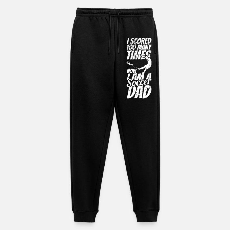 Fußball Vater - Männer Premium Bio Jogginghose - Schwarz
