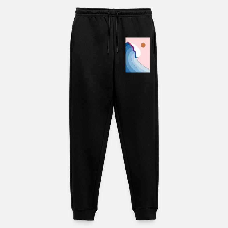 Dance with the waves 2 - Männer Premium Bio Jogginghose - Schwarz