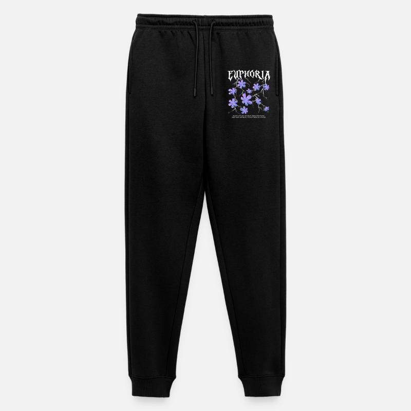 Euphorie Éclair Fleurs - Pantalon de jogging Premium bio Homme - noir