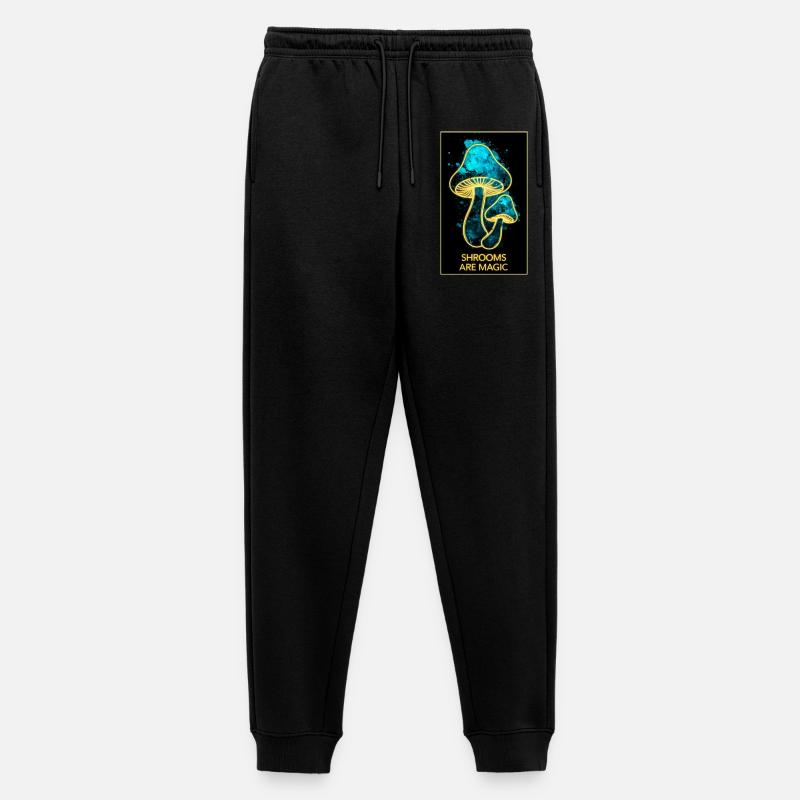 Shrooms are magic - Männer Premium Bio Jogginghose - Schwarz