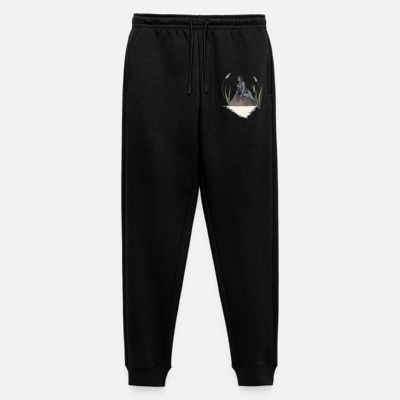 Nymphe in einem Teich - Männer Premium Bio Jogginghose - Schwarz