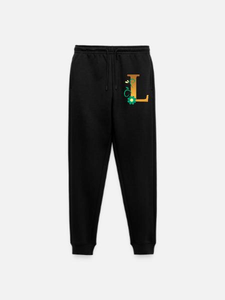 L - Men's Premium Organic Joggers - black