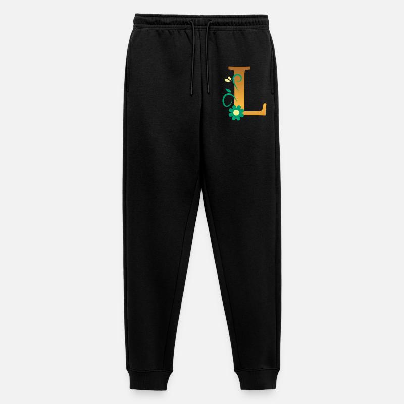L - Men's Premium Organic Joggers - black