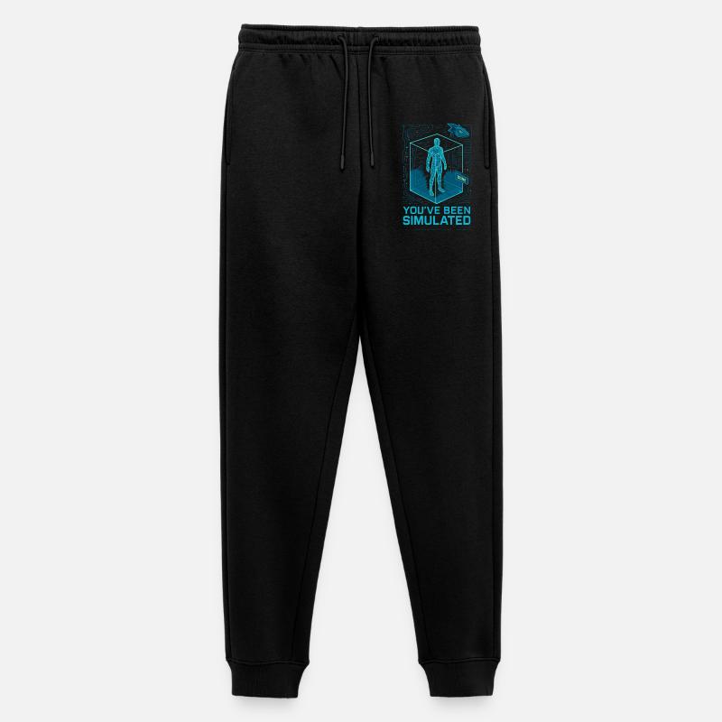Simulated by the Basilisk - Männer Premium Bio Jogginghose - Schwarz