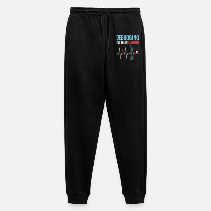 Debugging ist mein Cardio - Programmierer Nerd - Männer Premium Bio Jogginghose - Schwarz