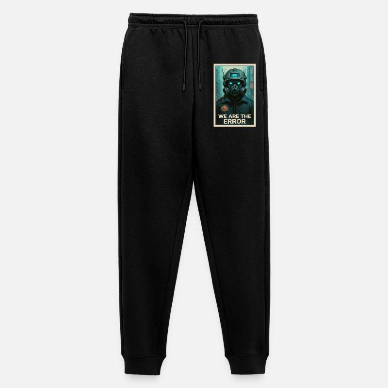 WIR SIND DER FEHLER - Männer Premium Bio Jogginghose - Schwarz
