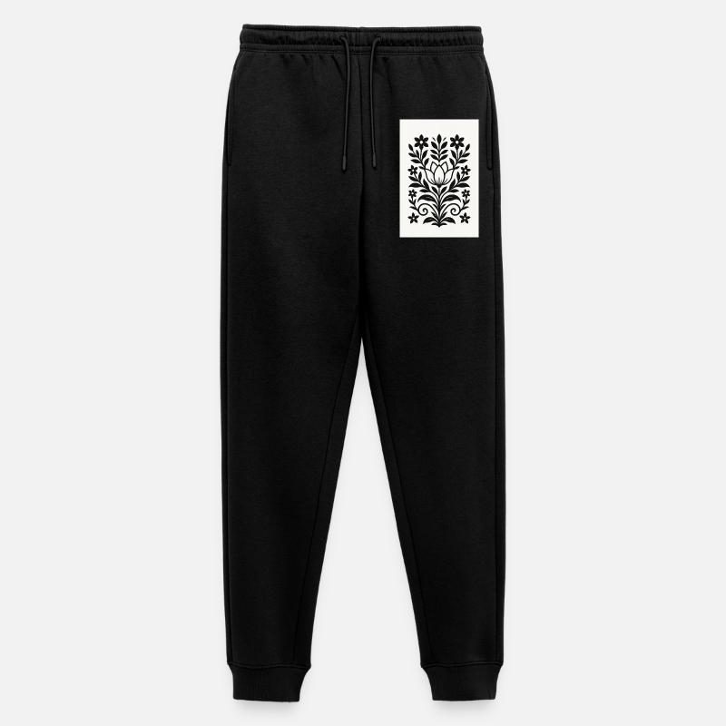 RayPay Eclipse - Männer Premium Bio Jogginghose - Schwarz