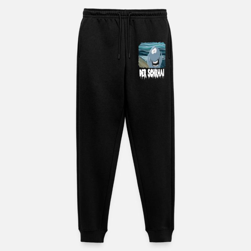 Der SchrHai - Männer Premium Bio Jogginghose - Schwarz