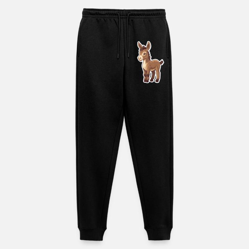 Esel - Männer Premium Bio Jogginghose - Schwarz