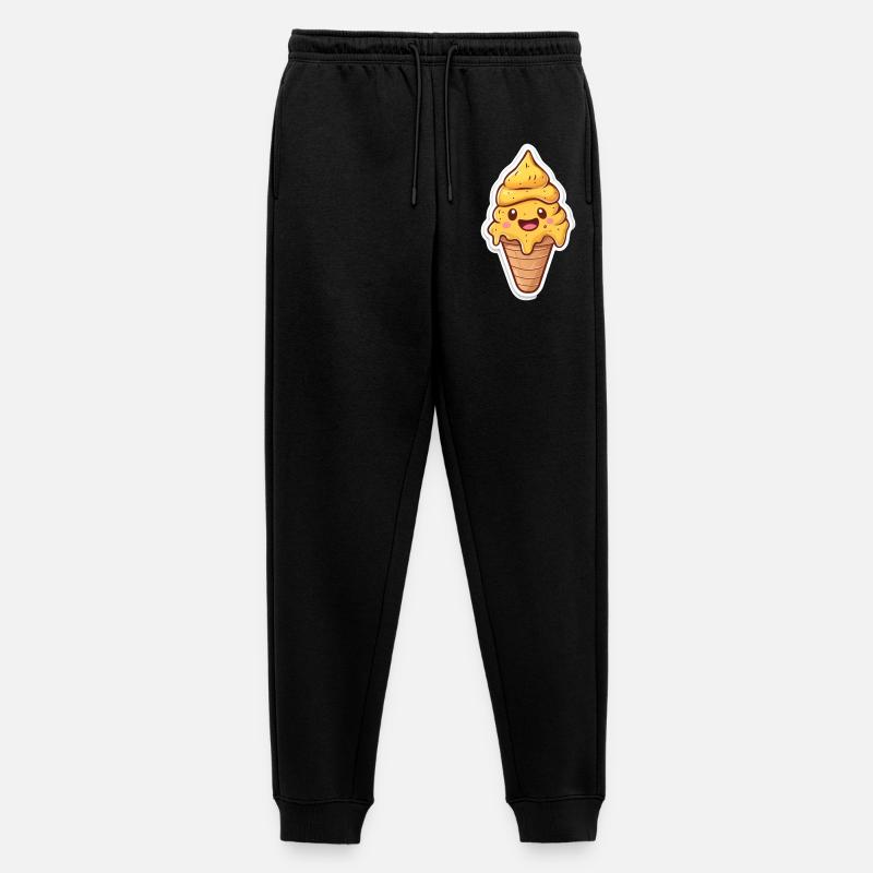 Eiscreme Eis - Männer Premium Bio Jogginghose - Schwarz