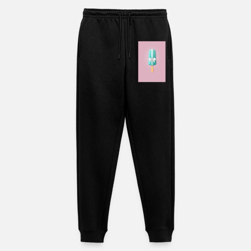 Pastell Popsicle Geschenkband - Männer Premium Bio Jogginghose - Schwarz